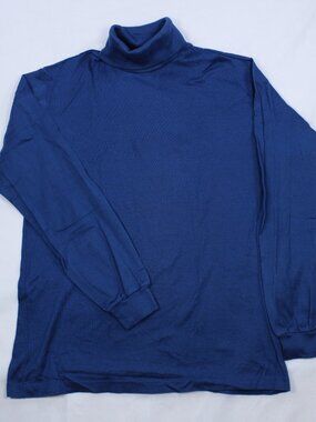 Byford Women's Turtleneck Sweater - Petrol Blue / Teal - Size L